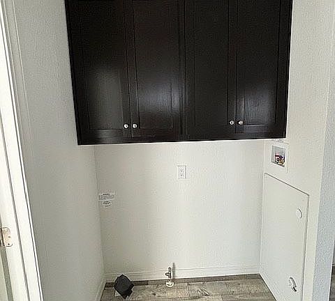 dedicated laundry space