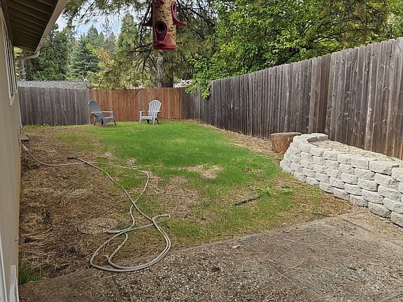 yet to improved back yard