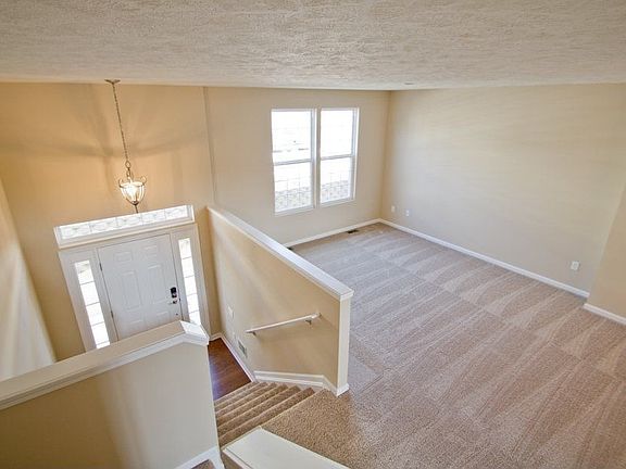 Great room and foyer from stairs