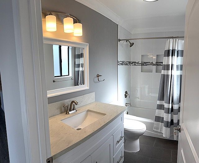Master bathroom.