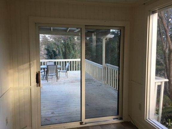 Sun room out to deck