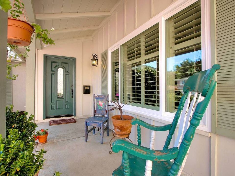 Peaceful front porch for relaxing.