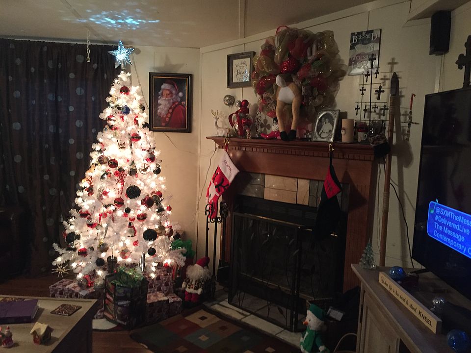 Fireplace in family room