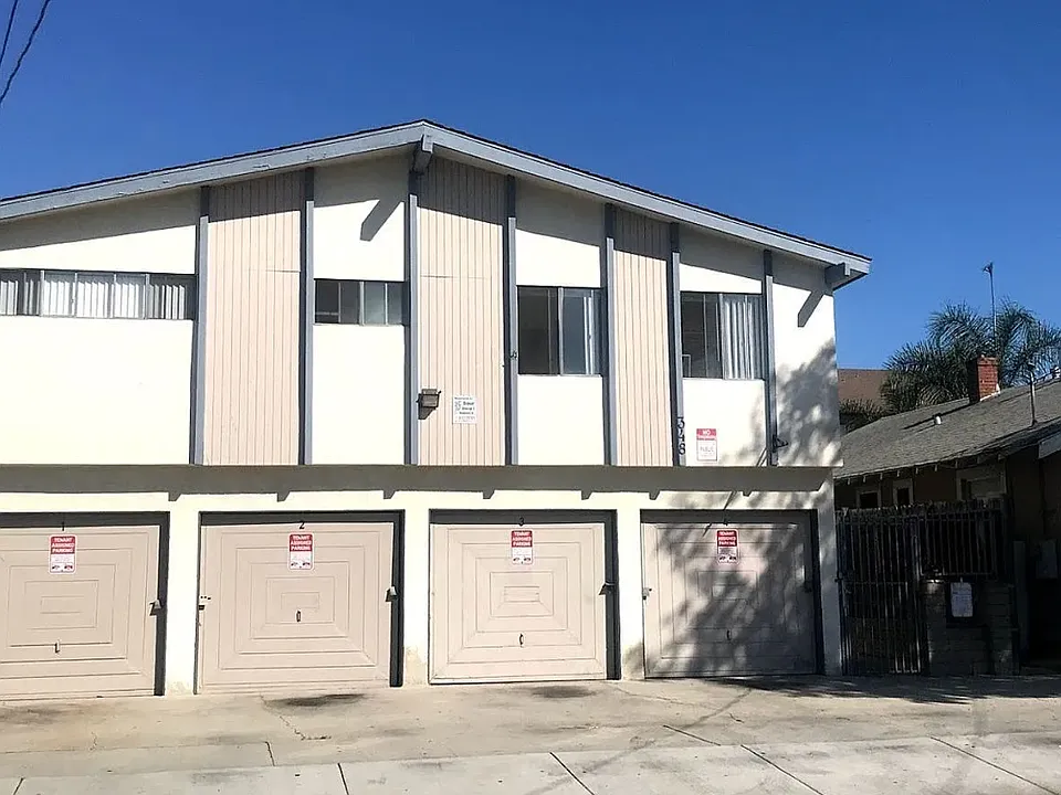 Front of building, garage is based upon availability