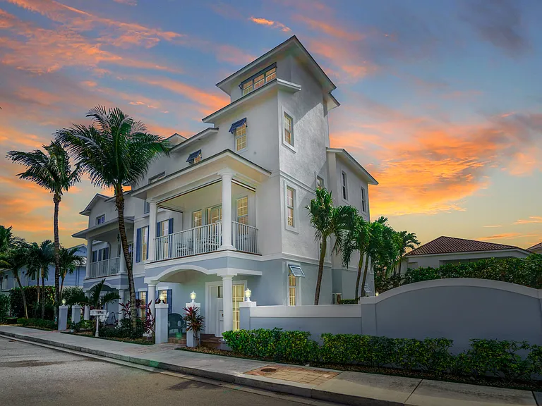 Front of home at Sunset