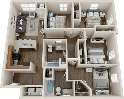 Floor plan D