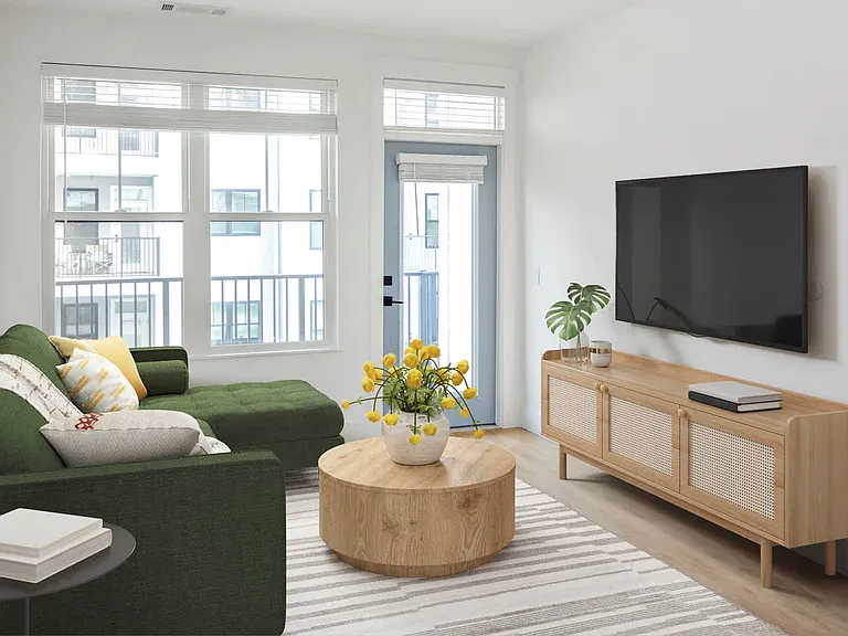 Living Room with Hard Surface Flooring