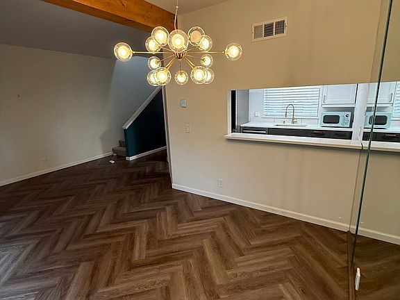 Living room from mirror wall look