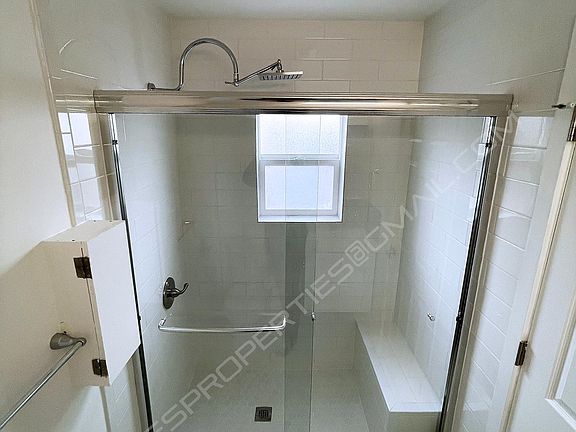 Bathroom with walk in shower