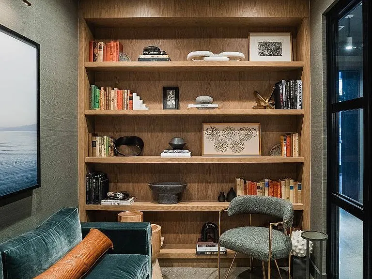 Lobby and Library