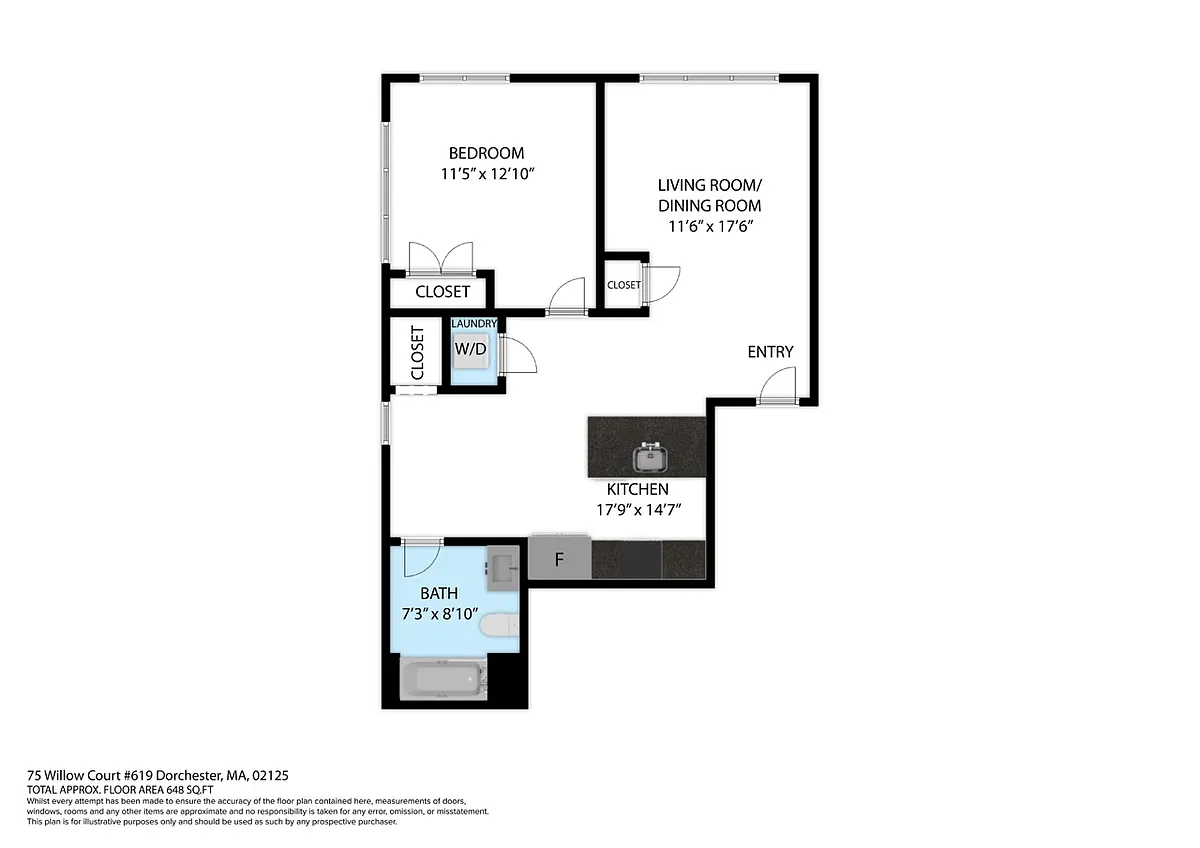 Floor plan 619 - 1G