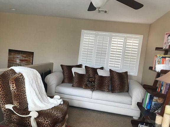 Loft upstairs with shutters