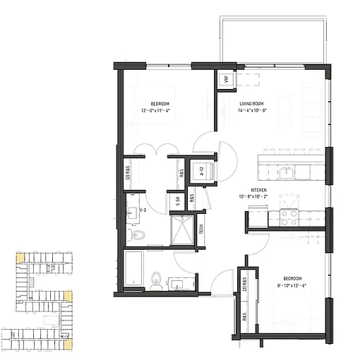 Floor plan St. Anthony - B3