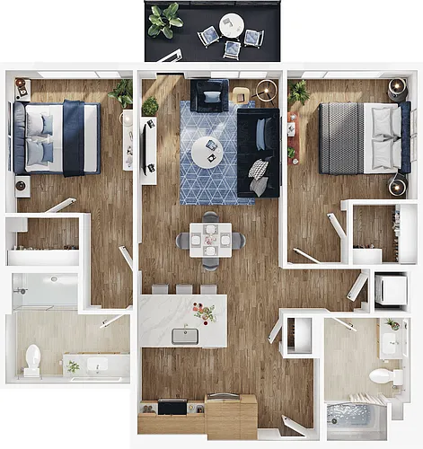 Floor plan B2