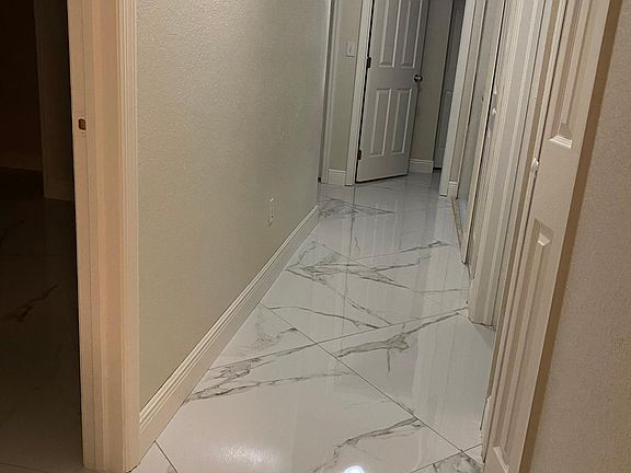 Hallway, washer and dryer hook ups, closets