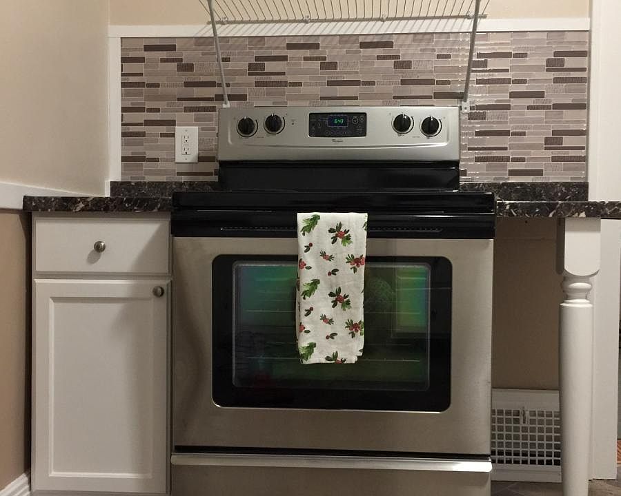 Electric range and oven.