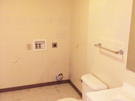 Half bath with W/D hook-up