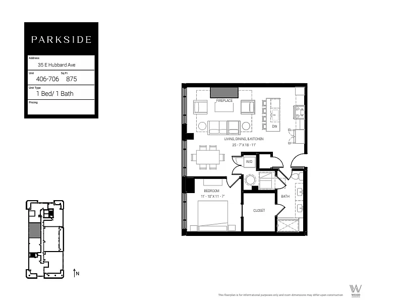 Floor plan 606