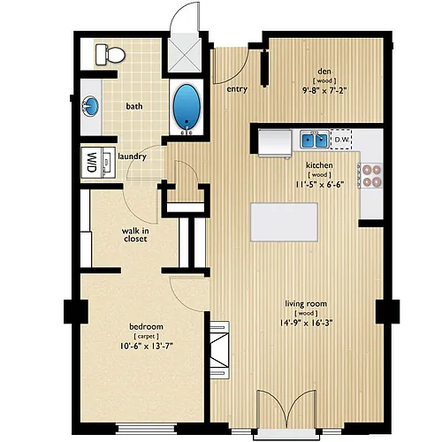 Floor plan Huron III
