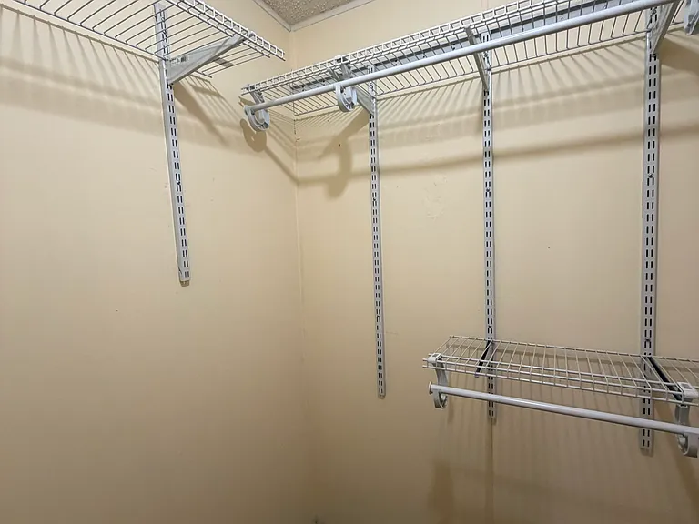 walk in closet in master