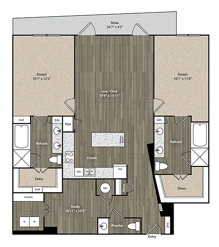 Floor plan B6 Penthouse