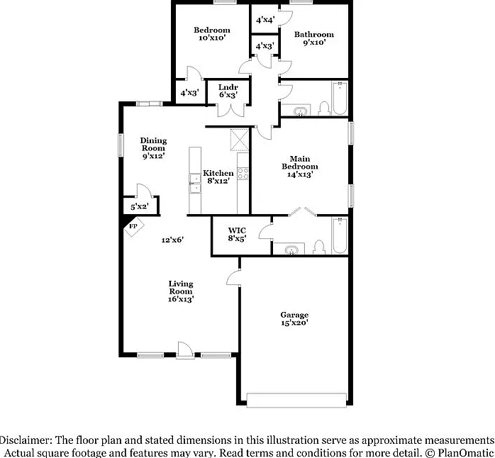 3 bed, 2.0 bath, 1304 sqft, $1,730 — Photo 2