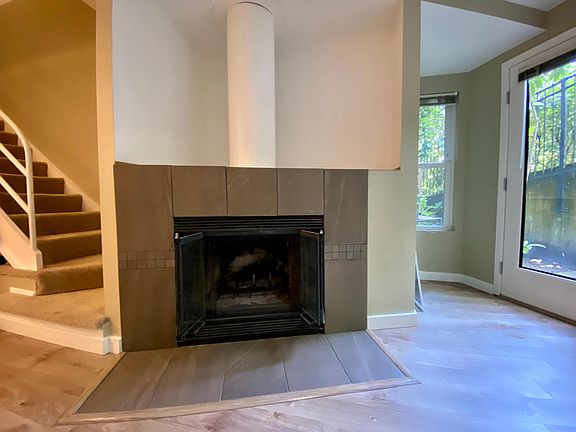 Wood fireplace free to be used.