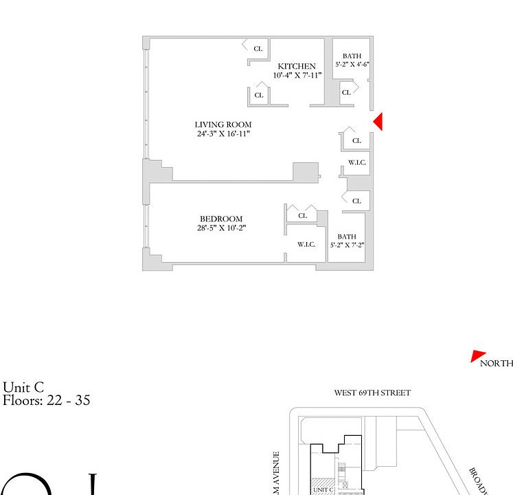 2nd image of 155 W 68th St APT 33C