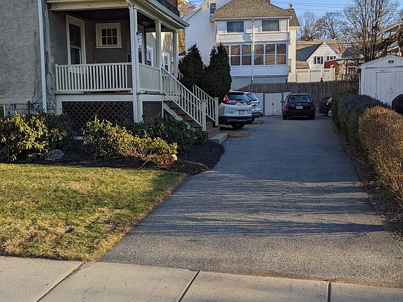 Parking for two cars/small van for both apartments.