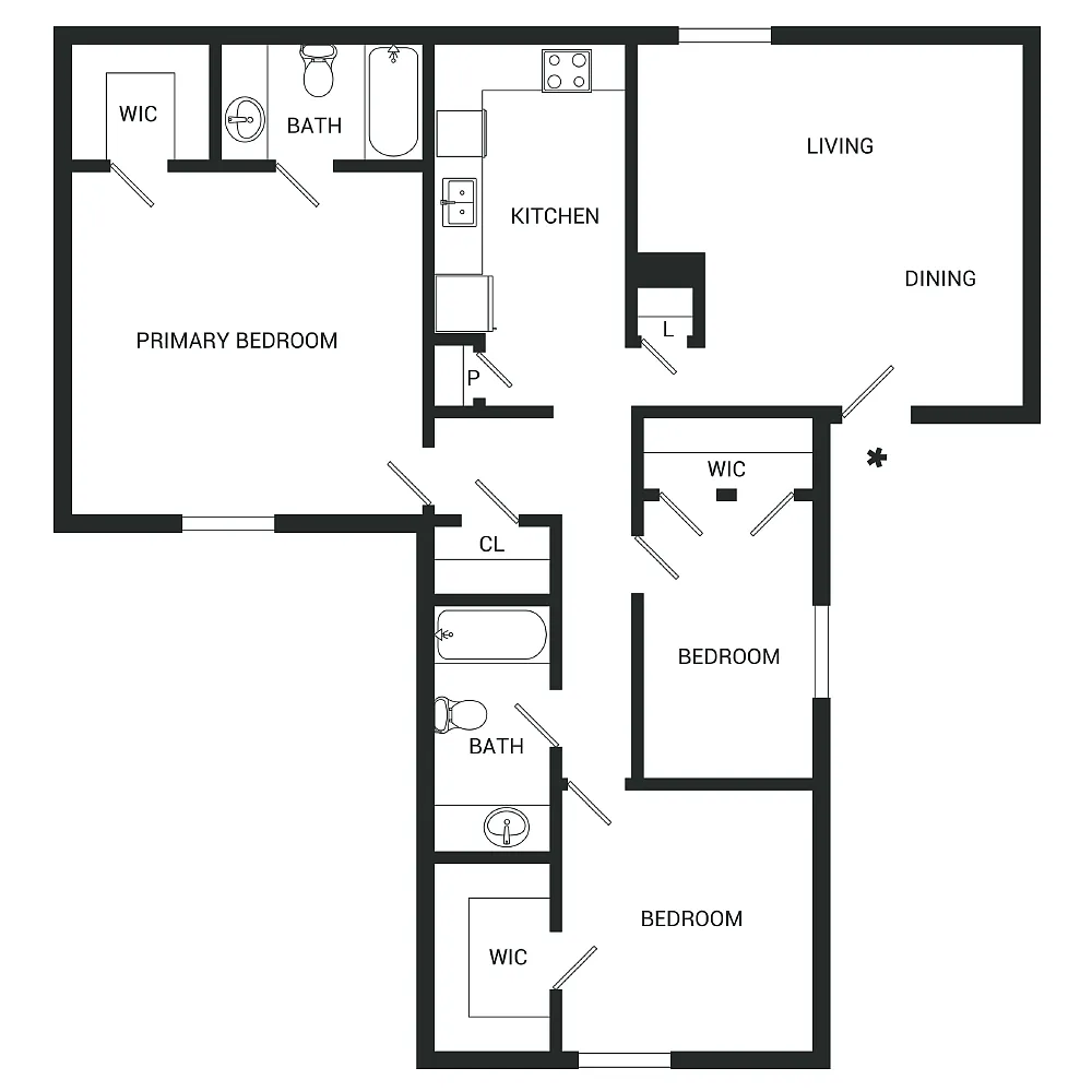 Floor plan Rock