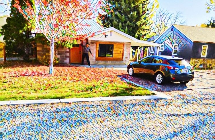 Spacious front yard with west facing patio and garden spots for you if you like... Did you know block construction homes are known for being warm and cozy in the winter, and being well insulated, help keep heating and cooling costs down year-round?