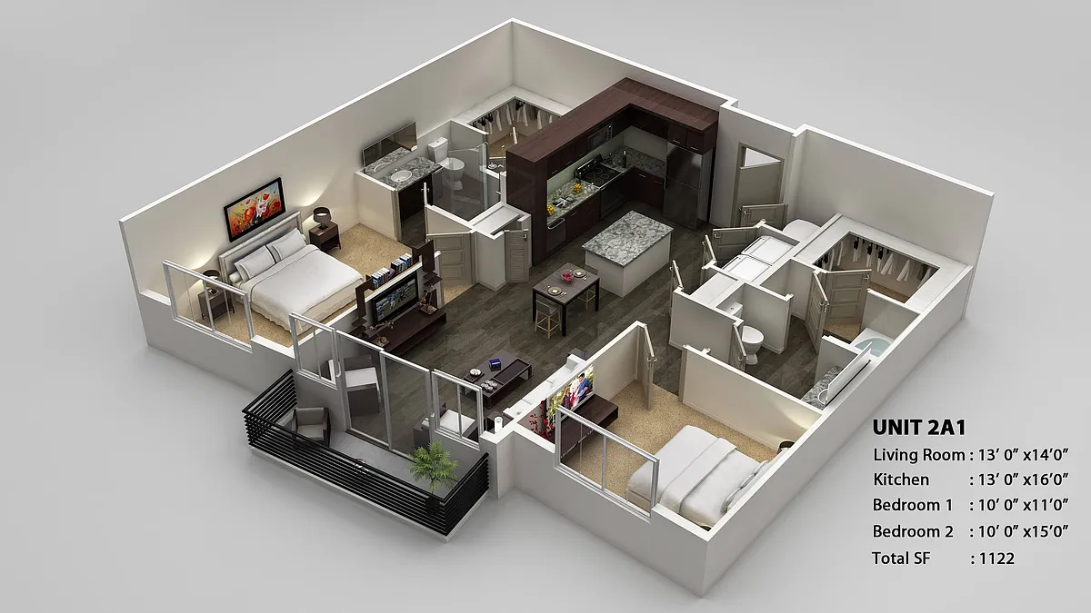 Floor plan B1