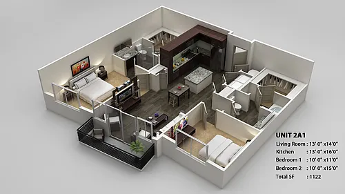 Floor plan B1