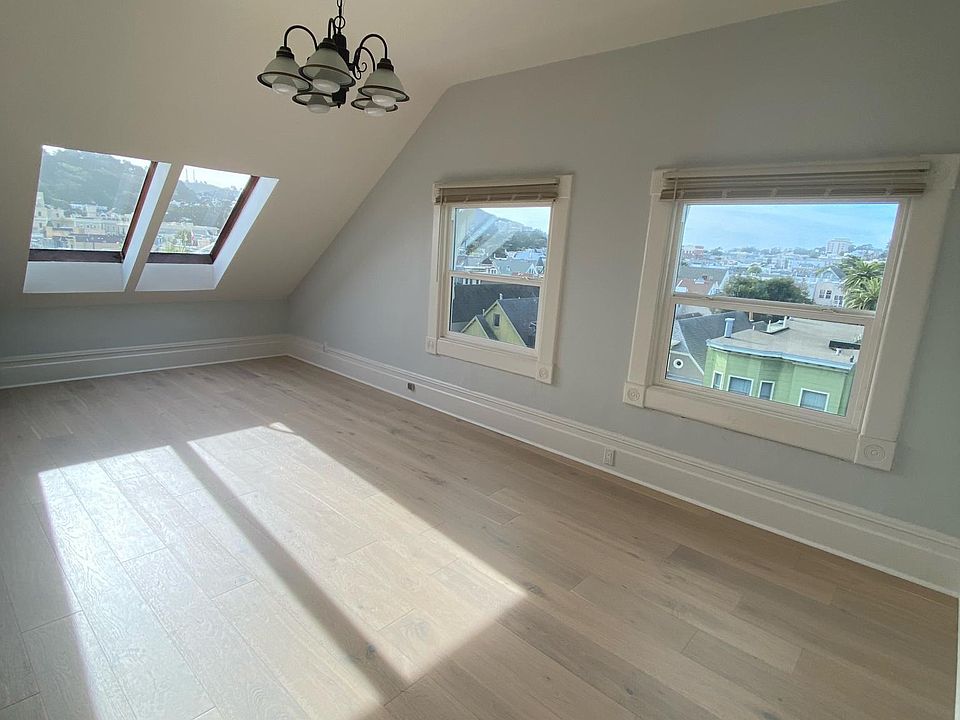Living room with ample lights