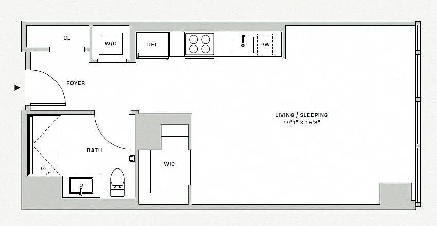 Floor plan S1E