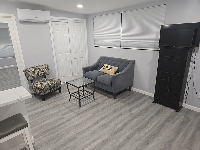 lodging area with work desk