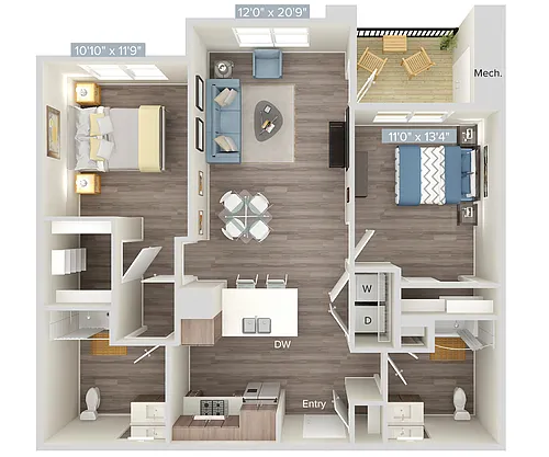 Floor plan B4-250