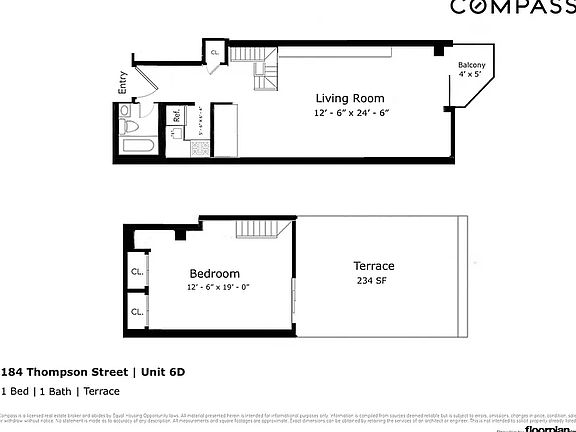 2nd image of 184 Thompson St APT 6D