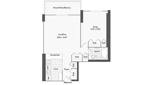 Floor plan Augusta B