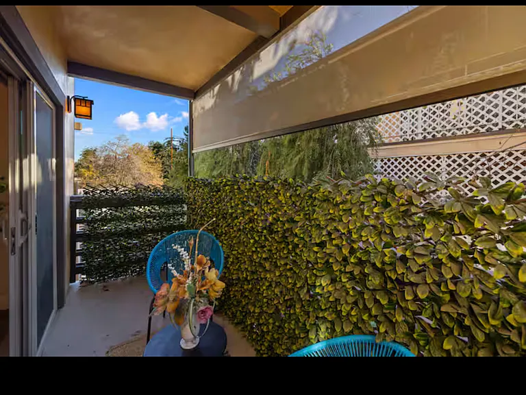 One of the 3 balconies