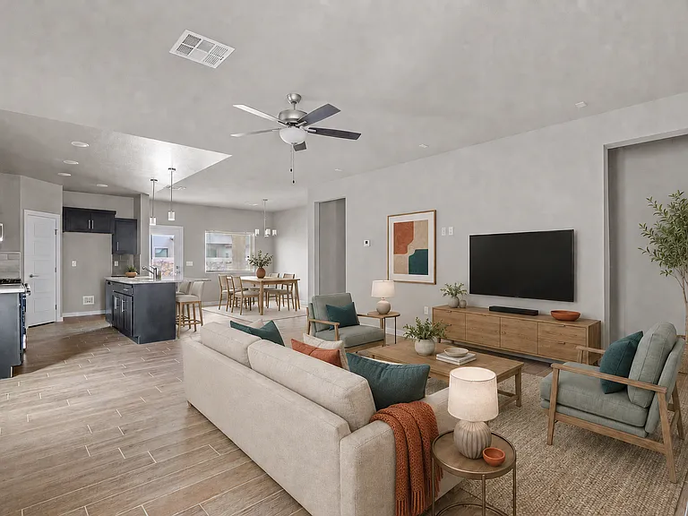 Virtually Staged Living Area