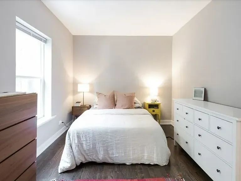 Primary bedroom fits king bed