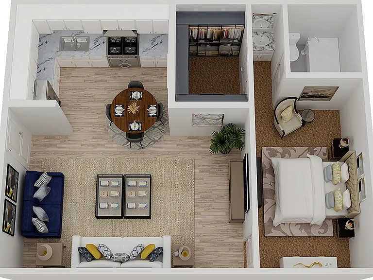 1 Bedroom Floorplan 1 Bedroom Floorplan