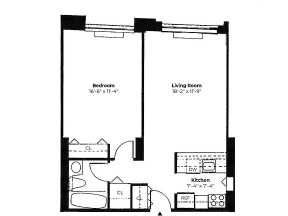 2nd image of 300 Albany St APT 6K