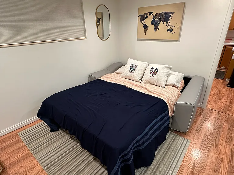 Pull out queen bed