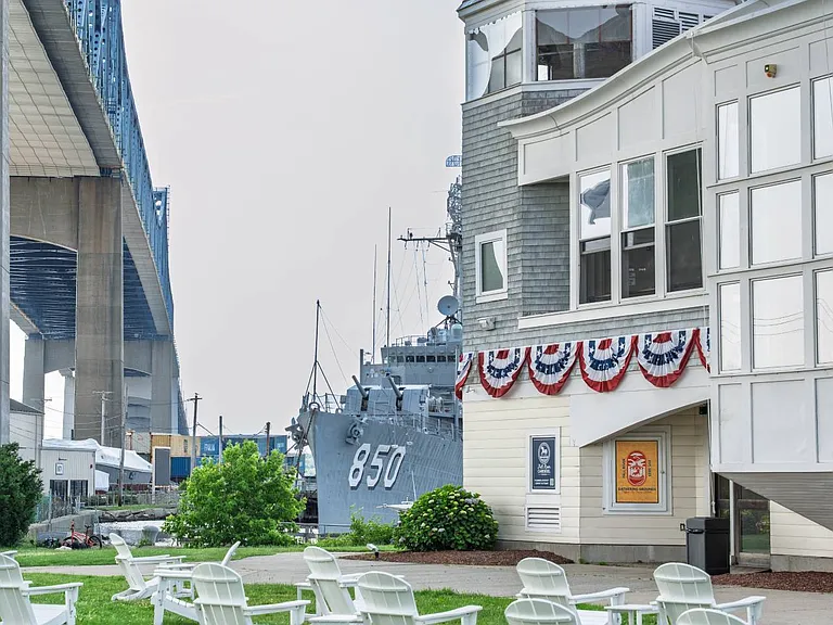 Fall River Carousel & Green Adirondack chairs, carousel rides and weekend picnics 12 minutes away.