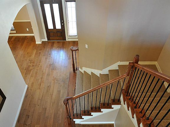 Wrought Iron Stair Balusters along the staircase.