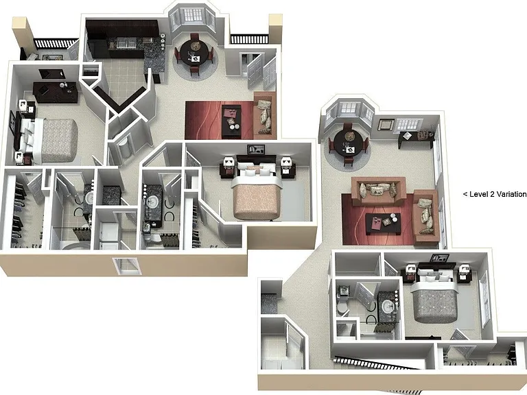 B3.1r floor plan Grand Villas at Tuscan Lakes
