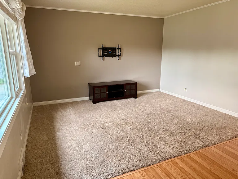 View of front room from front door.