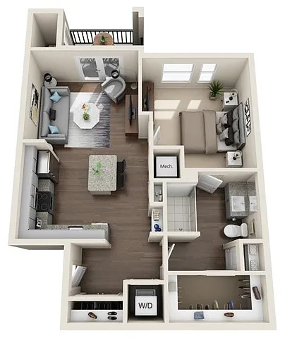 Floor plan The Lamar